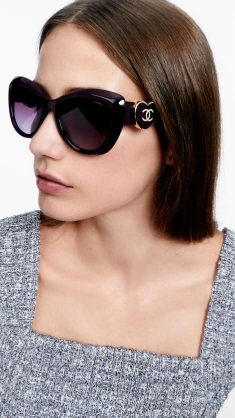 chanel official sunglasses|Chanel sunglasses with clear sides.